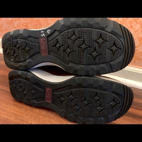 ROCKPORT Purple Leather Ankle Sneakers Size 10 - Picture 16 of 16